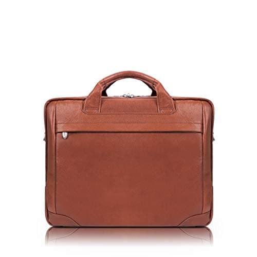 McKlein Montclare Pebble-Grain Calfskin Briefcase (13")