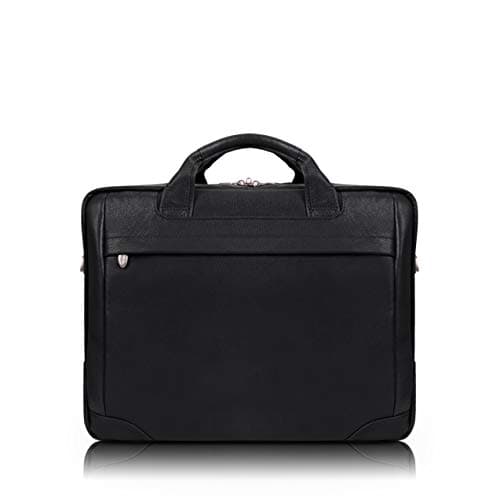 McKlein Montclare Pebble-Grain Calfskin Briefcase (13")
