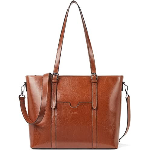 BOSTANTEN Leather Work Tote / Satchel (15.6")