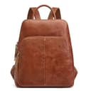 S-ZONE Small Full-Grain Backpack Purse (RFID pocket)
