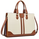 BOSTANTEN Leather Laptop Briefcase Tote for Women (15.6")