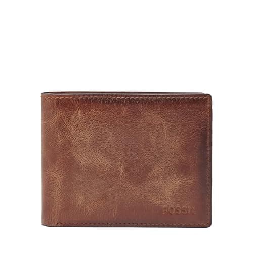 Fossil Derrick Leather RFID Bifold (Flip ID)