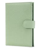 Karmiir RFID Slim Passport Holder for Women (Light Green)