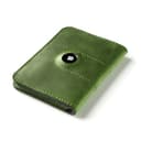 Crazy Horse Craft AirTag Passport Wallet (Alpine Green)