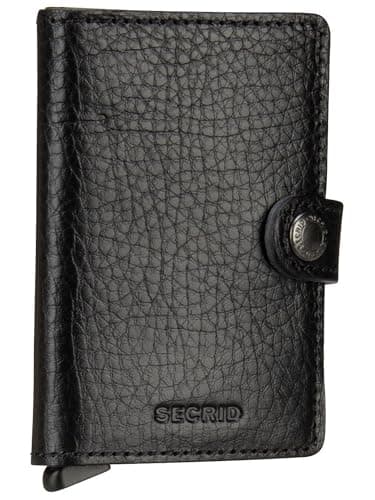 SECRID Miniwallet Vegetable Tanned (Black)