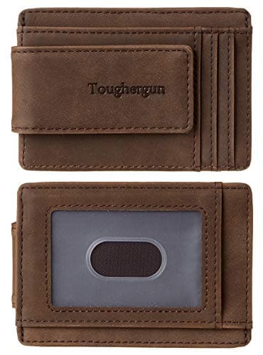 Toughergun Ultralight Slim RFID Money-Clip Wallet