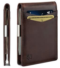 SERMAN BRANDS Slim Money-Clip Front-Pocket RFID Wallet