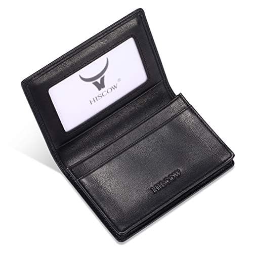 HISCOW Full-Grain Nappa Business Card Holder