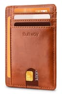 Buffway Slim Minimalist Front-Pocket RFID Wallet