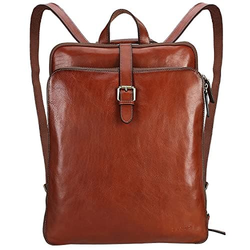 Banuce Italian Full-Grain Convertible Backpack Purse