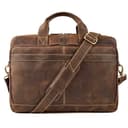 Vintage (full-grain) Full Grain Leather 16" Laptop Messenger