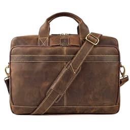 Vintage (full-grain) Full Grain Leather 16" Laptop Messenger